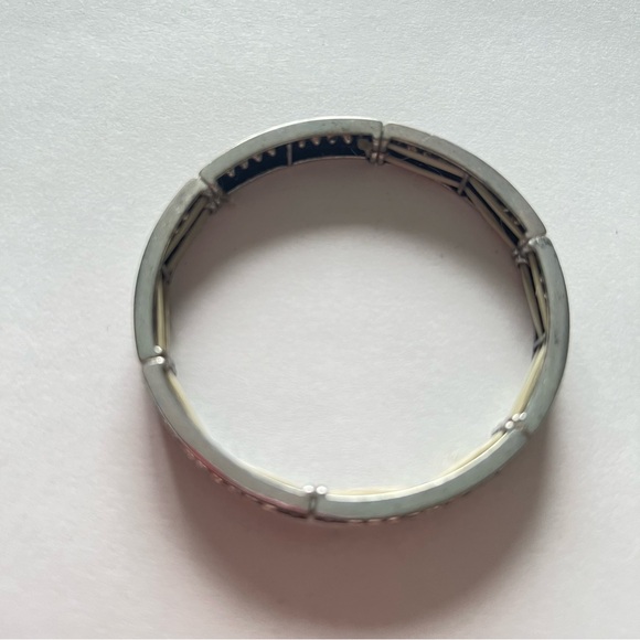 3/$15 or 4/$20 Plunder Design Silver bracelet with rhinestones - Picture 2 of 3